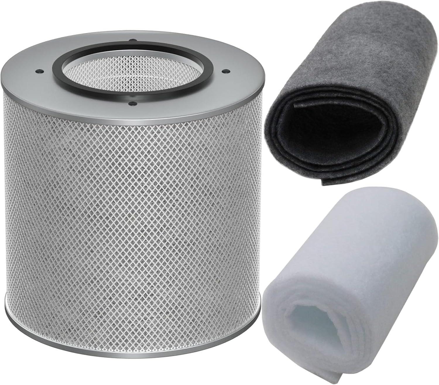 LifeSupplyUSA True HEPA Filter Replacement Compatible with Austin Air HM 400 HealthMate HM-400 HM400 FR400 Air Purifier