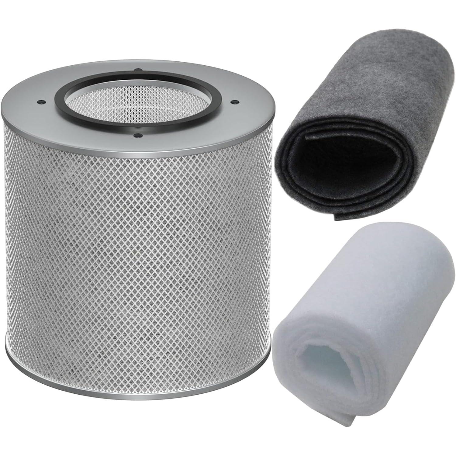 LifeSupplyUSA True HEPA Filter Replacement Compatible with Austin Air HM 400 HealthMate HM-400 HM400 FR400 Air Purifier