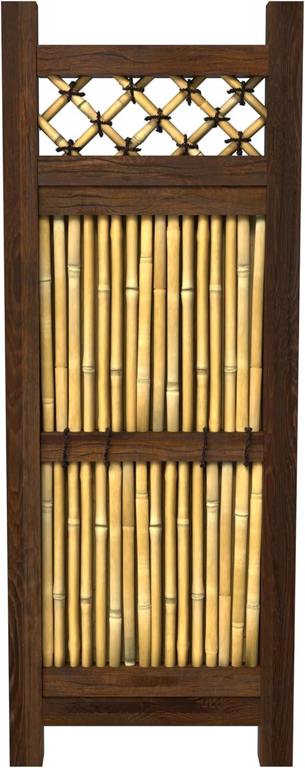 Bayou Breeze North Reading Brown Bamboo Fencing with 1 Panel(s) Included