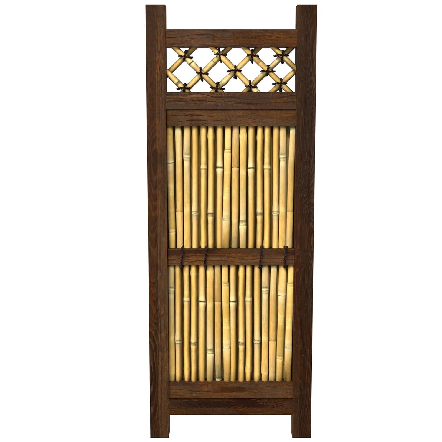 Bayou Breeze North Reading Brown Bamboo Fencing with 1 Panel(s) Included