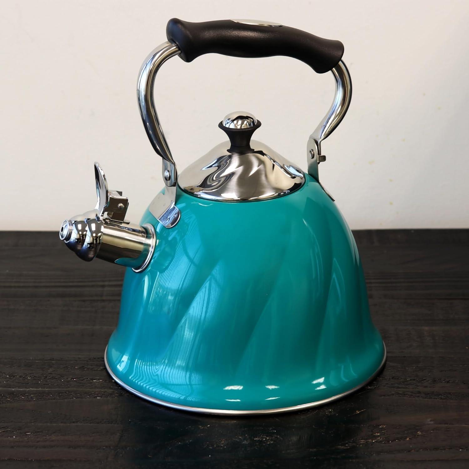 Mr. Coffee Alderton 2.3-Quart Tea Kettle with Lid, Multiple Colors