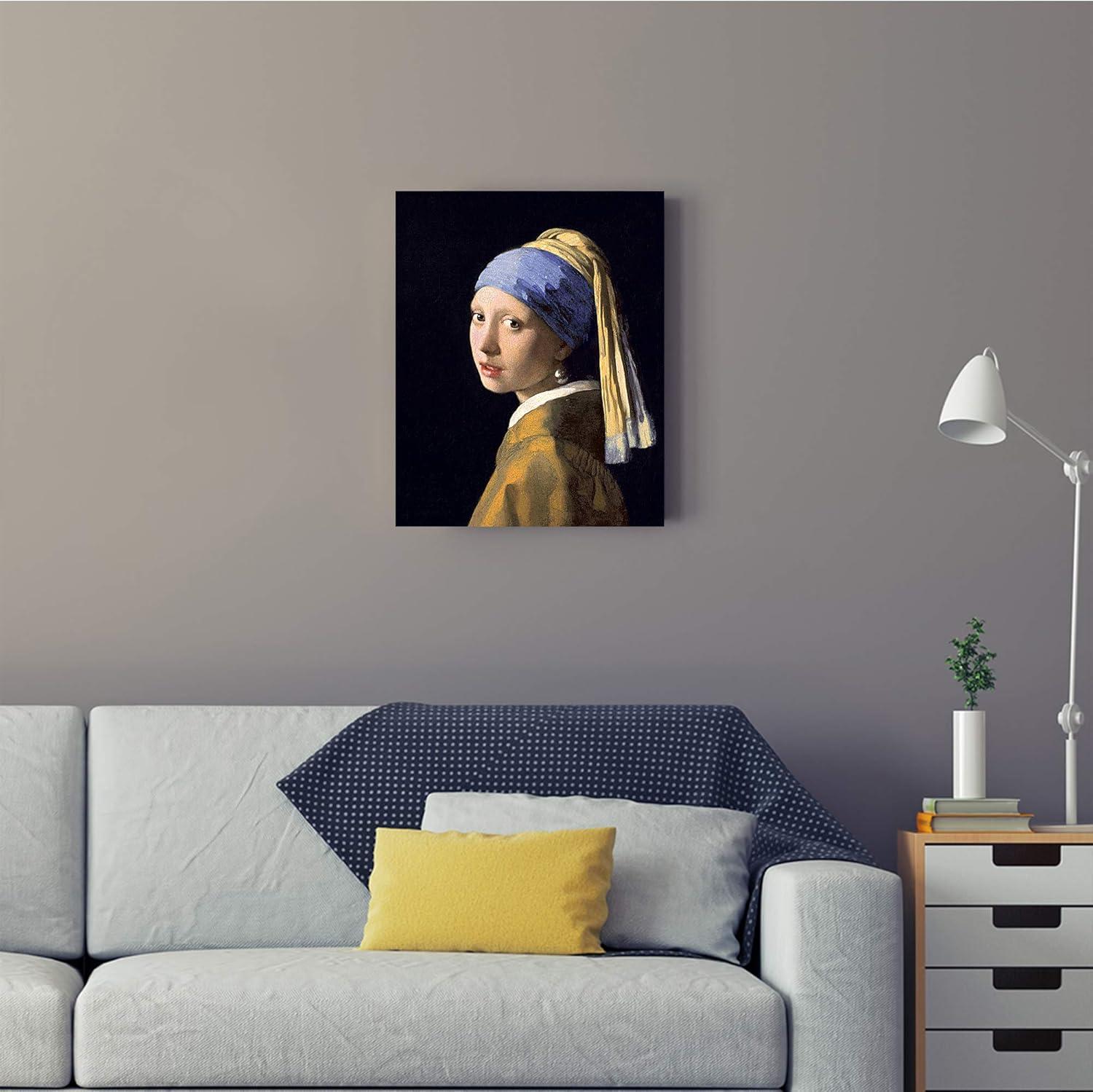 "Girl With Pearl Earring, Jan Vermeer - CANVAS OR FINE PRINT WALL ART"