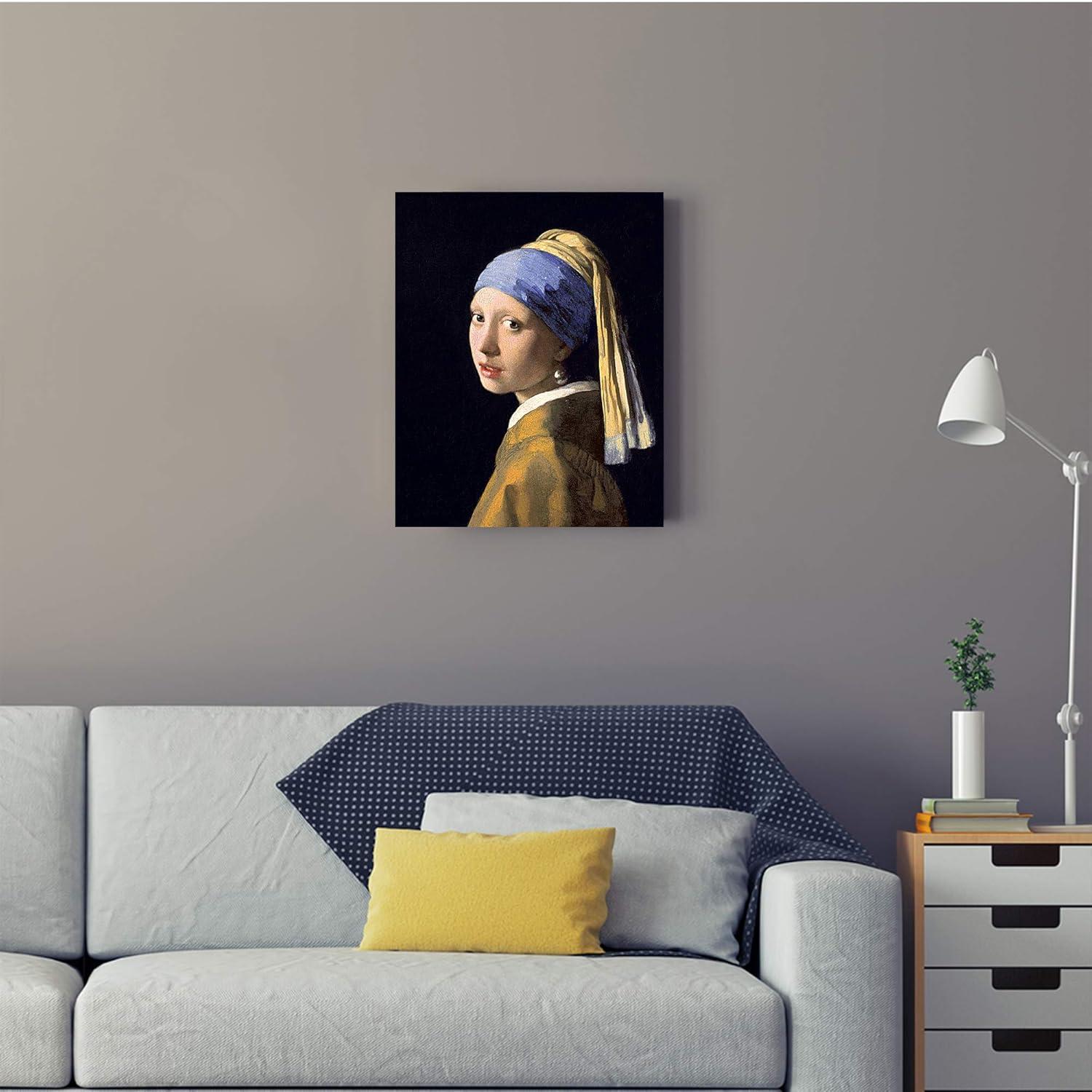 "Girl With Pearl Earring, Jan Vermeer - CANVAS OR FINE PRINT WALL ART"