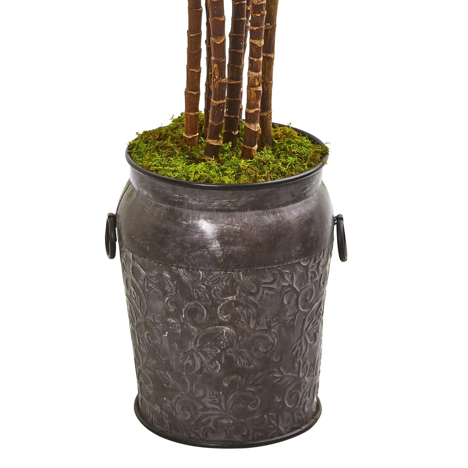 Nearly Natural 6ft. Giant Yucca Artificial Tree in Decorative Planter UV Resistant (Indoor/Outdoor)