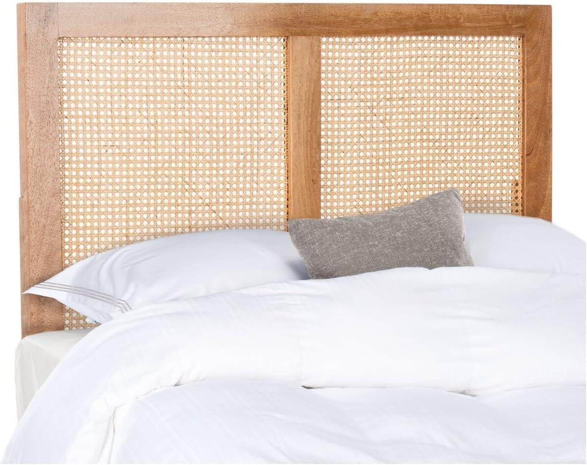 SAFAVIEH Vienna Cane Farmhouse Wood Headboard, Twin, Natural