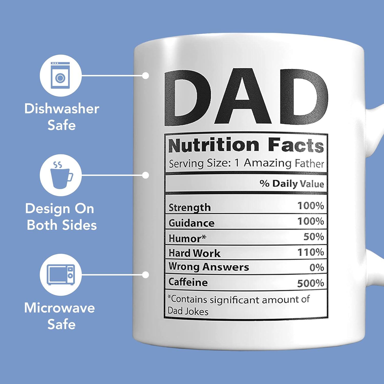 Light Autumn Changing Color Mugs - Heat Change Mug for Dad - Gifts from Daughter - Thermal Heat Activated, Battery - Dad Birthday Gifts for Dad