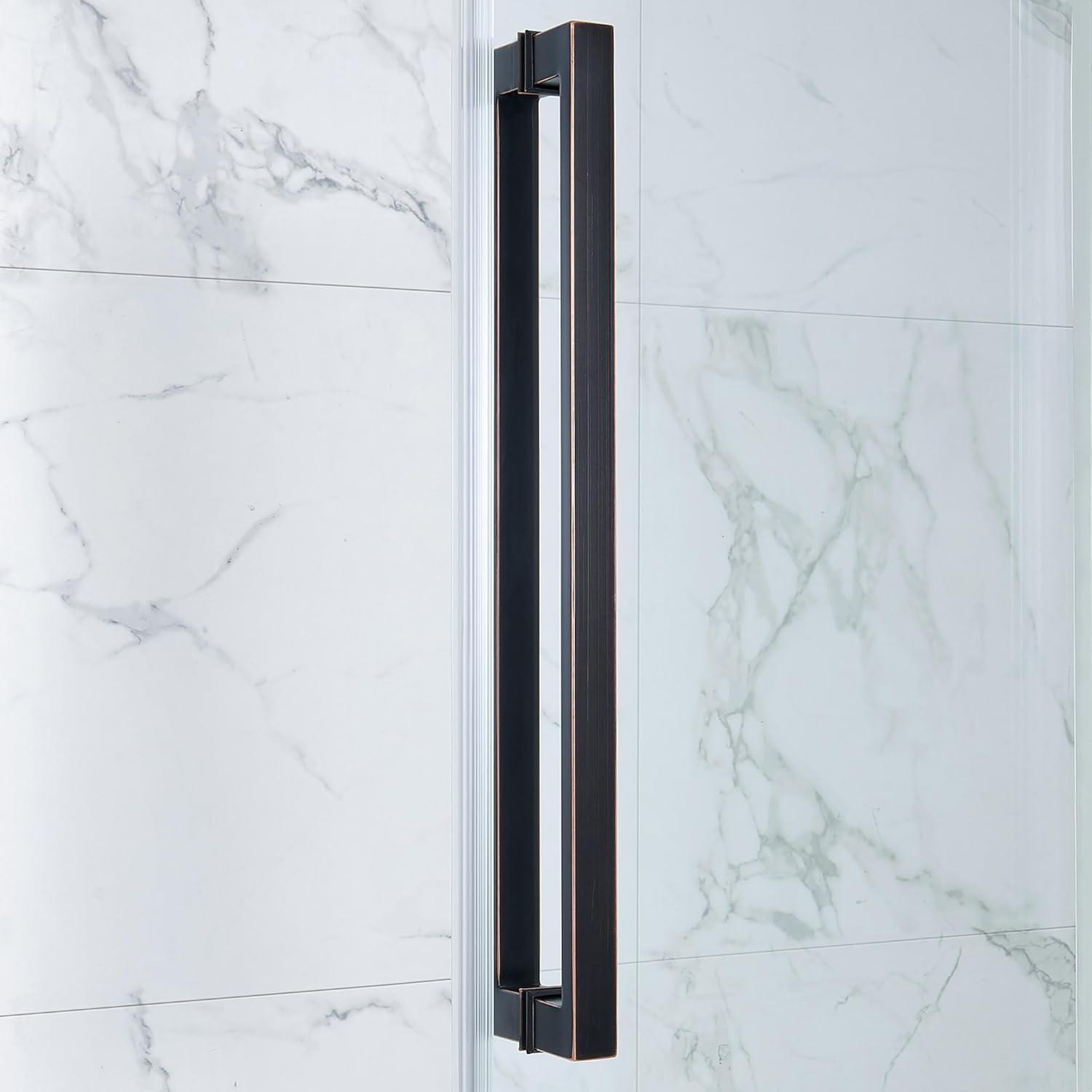 OVE Decors Bel Soft Close 60" x 78" Frameless Sliding Soft Close Shower Door