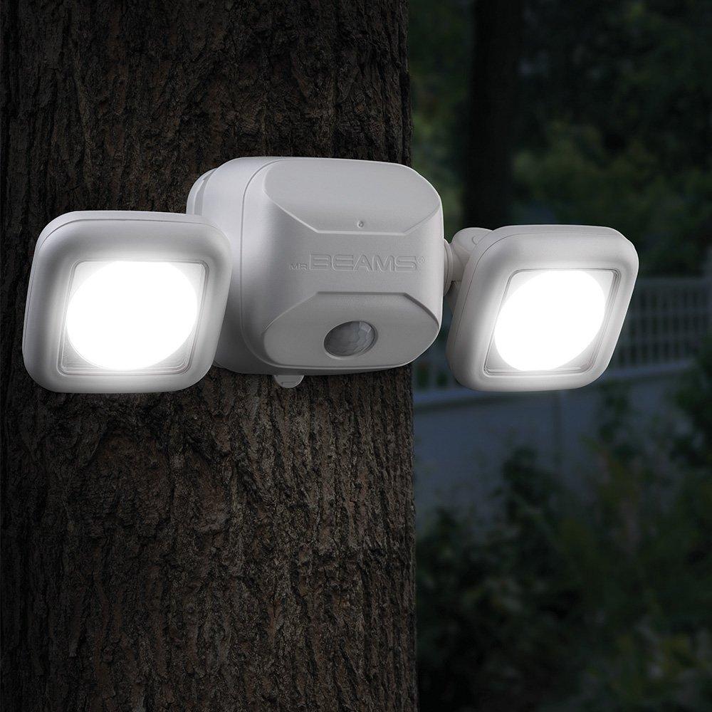 Mr. Beams High Performance Motion-Sensing Battery Powered LED White Security Light