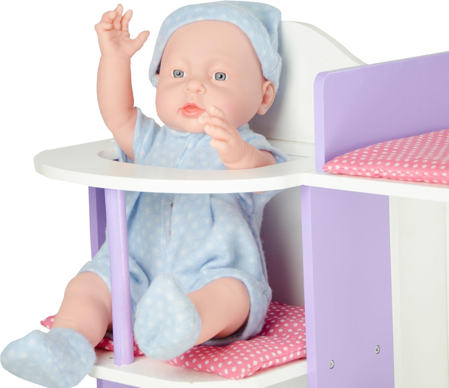 Teamson Kids Olivia's Little World Wooden Doll Changing Station
