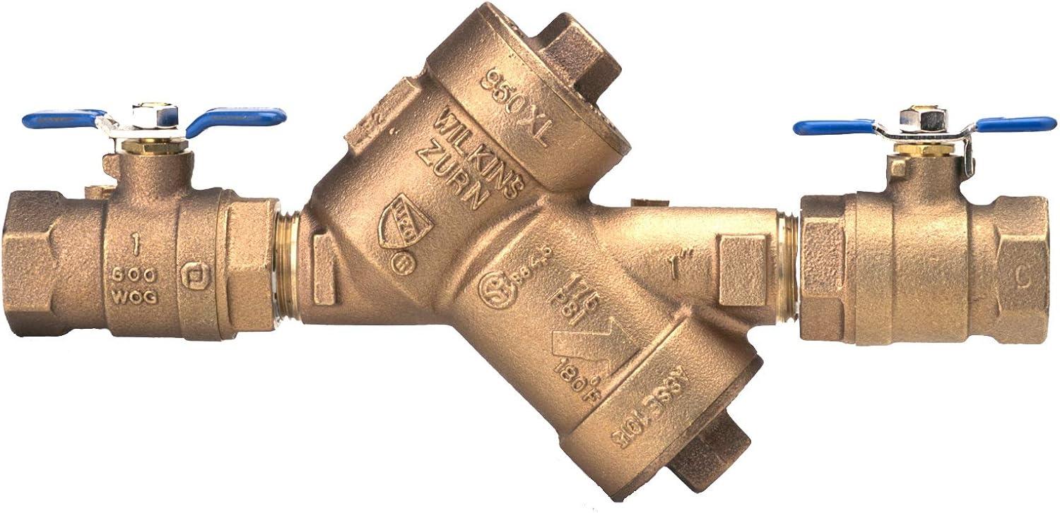 Zurn 2" Bronze Double Check Backflow Preventer Valve