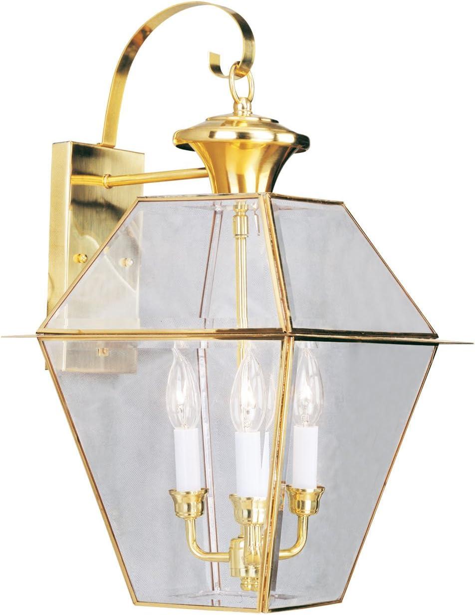 Livex Lighting Westover 3 - Light Wall Light in  Polished Brass