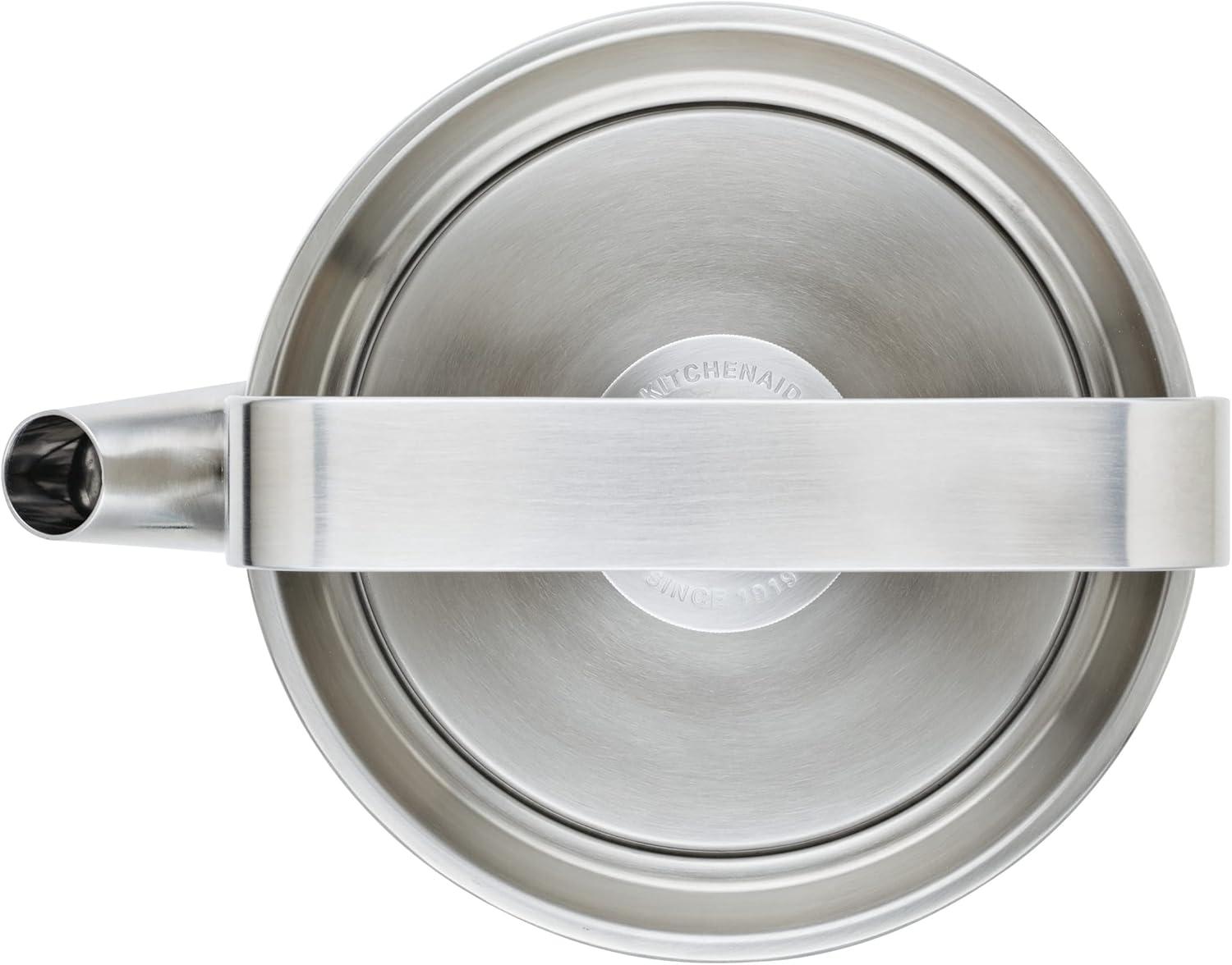 1.9 Quart Silver Stainless Steel Whistling Kettle