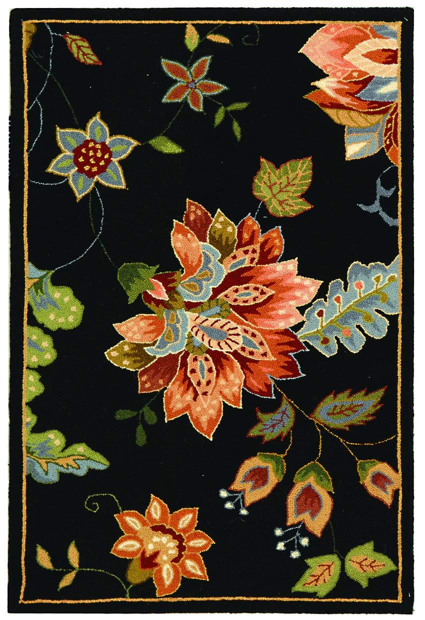 Chelsea HK306 Handmade Accent Rug - 2'9"x4'9" - Black - Safavieh