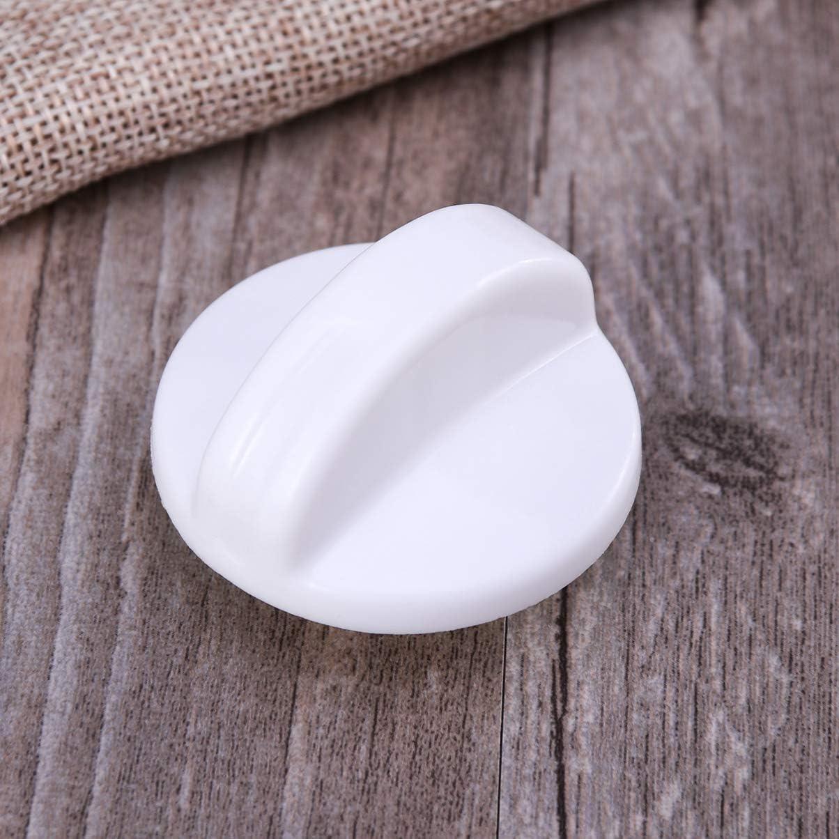 Sparsain Plastic Washing Machine Timer Control Knob for Washer and Dryer Selector (Omnipotent White)