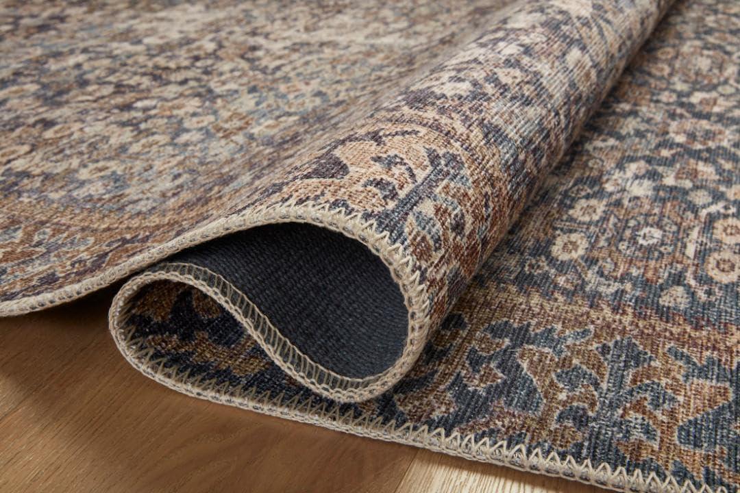 Amber Lewis x Loloi Morgan Denim/Multi Rug