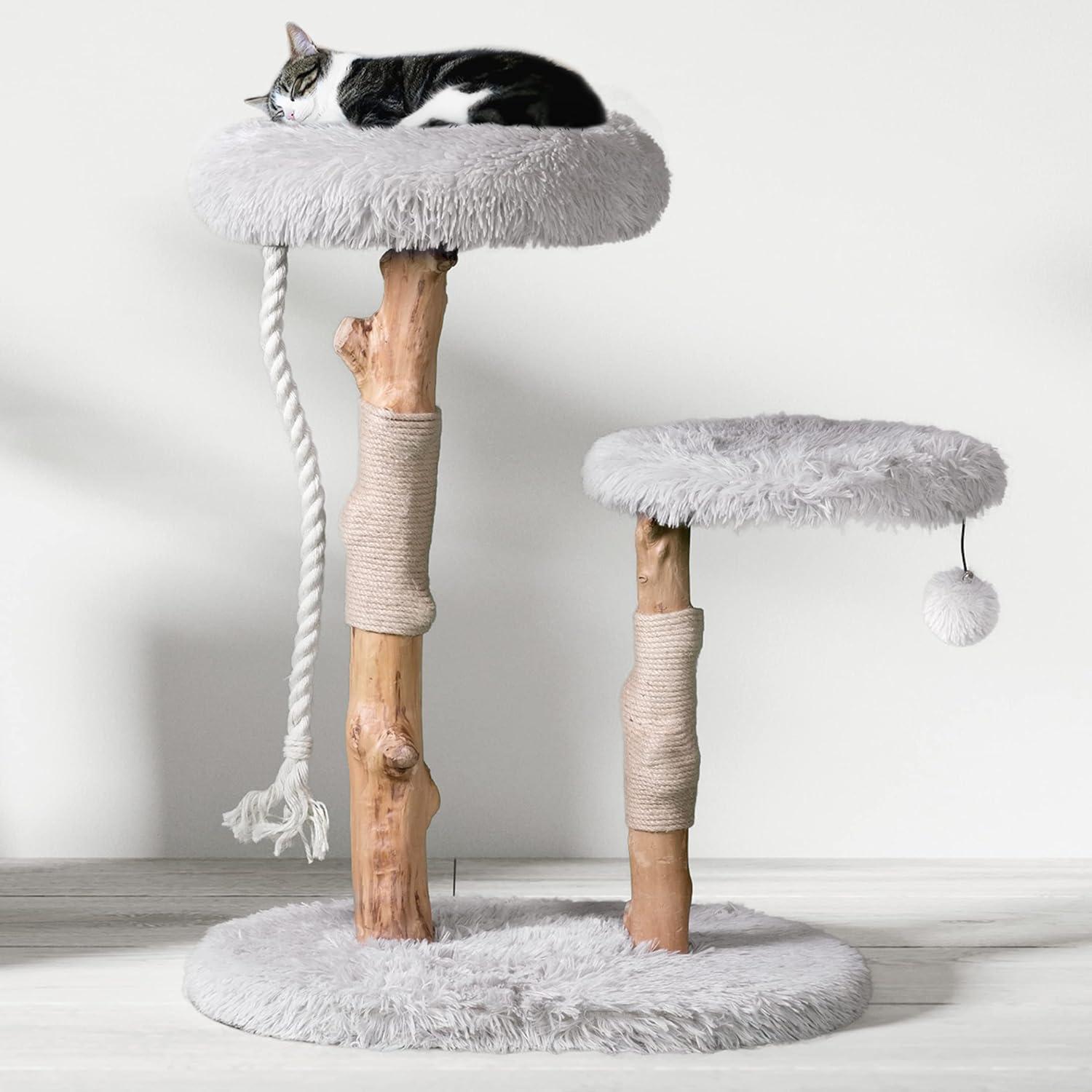 Mau Lifestyle Rizzo Cat Tree, Hand Made, Gray