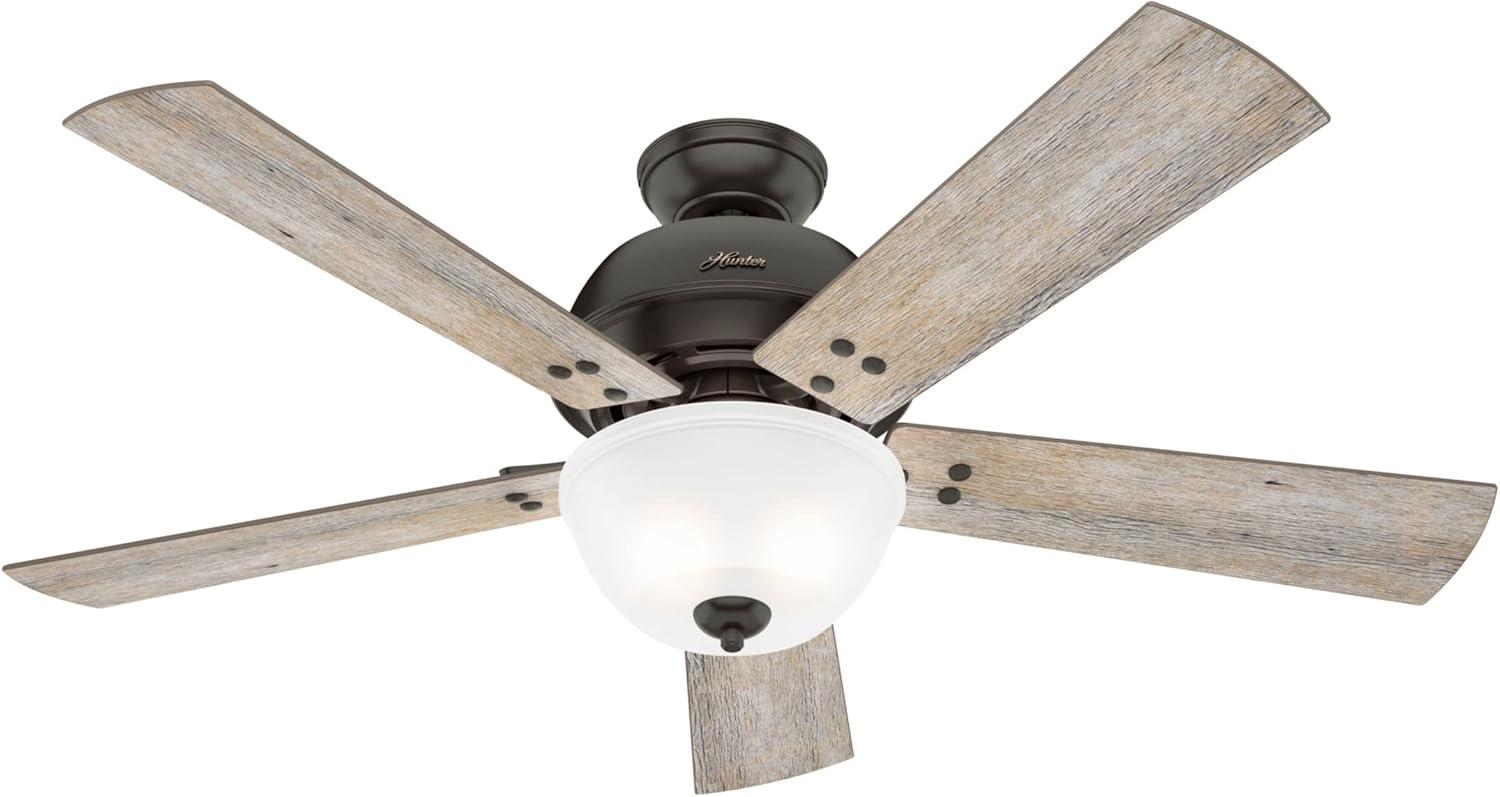 52" Highdale 5 - Blade Standard Ceiling Fan with Remote Control and Light Kit Included