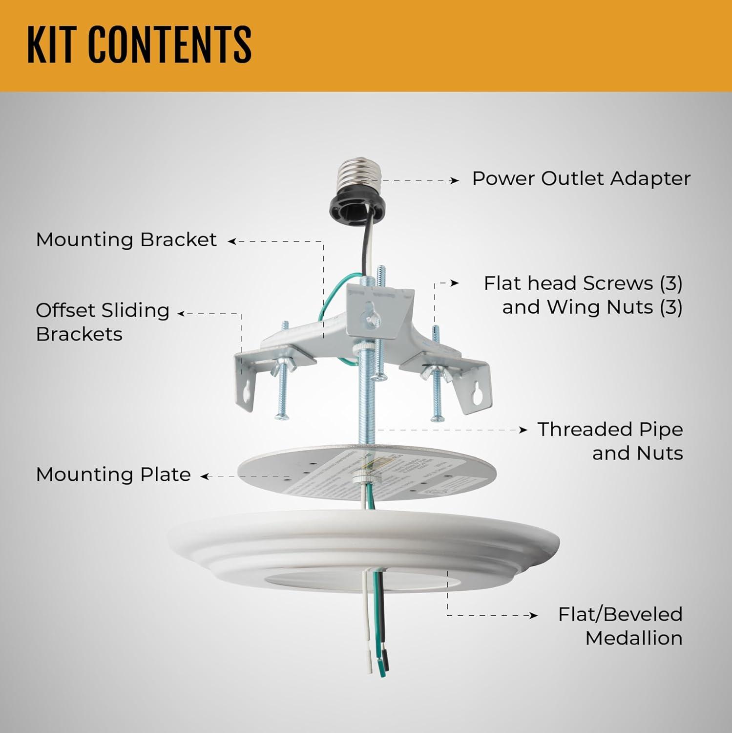 Other The Can Converter - Recessed Can Light Conversion Kit