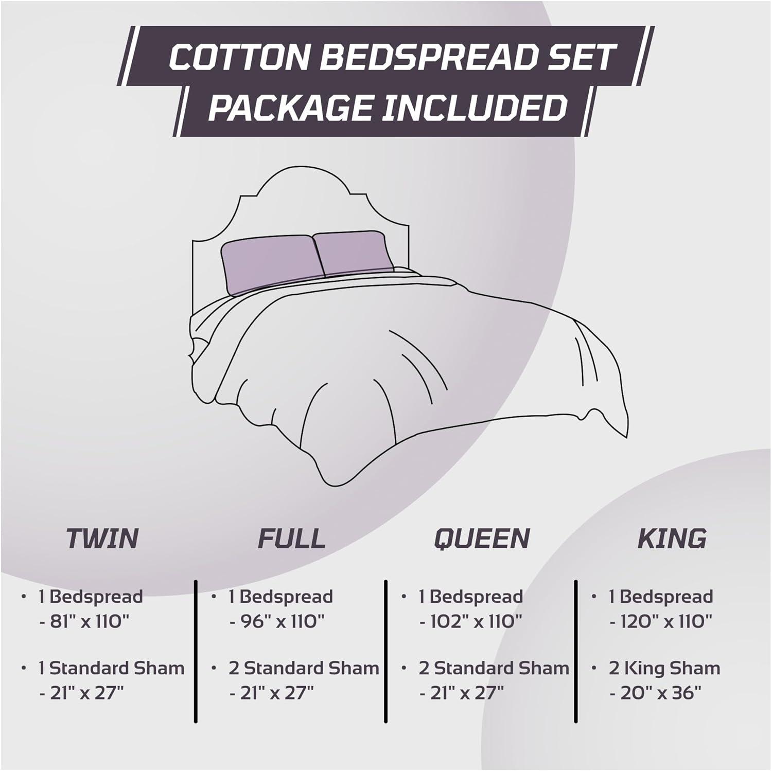 Queen Ashton Collection 100% Cotton Tufted Unique Luxurious Medallion Design Bedspread Gray - Better Trends