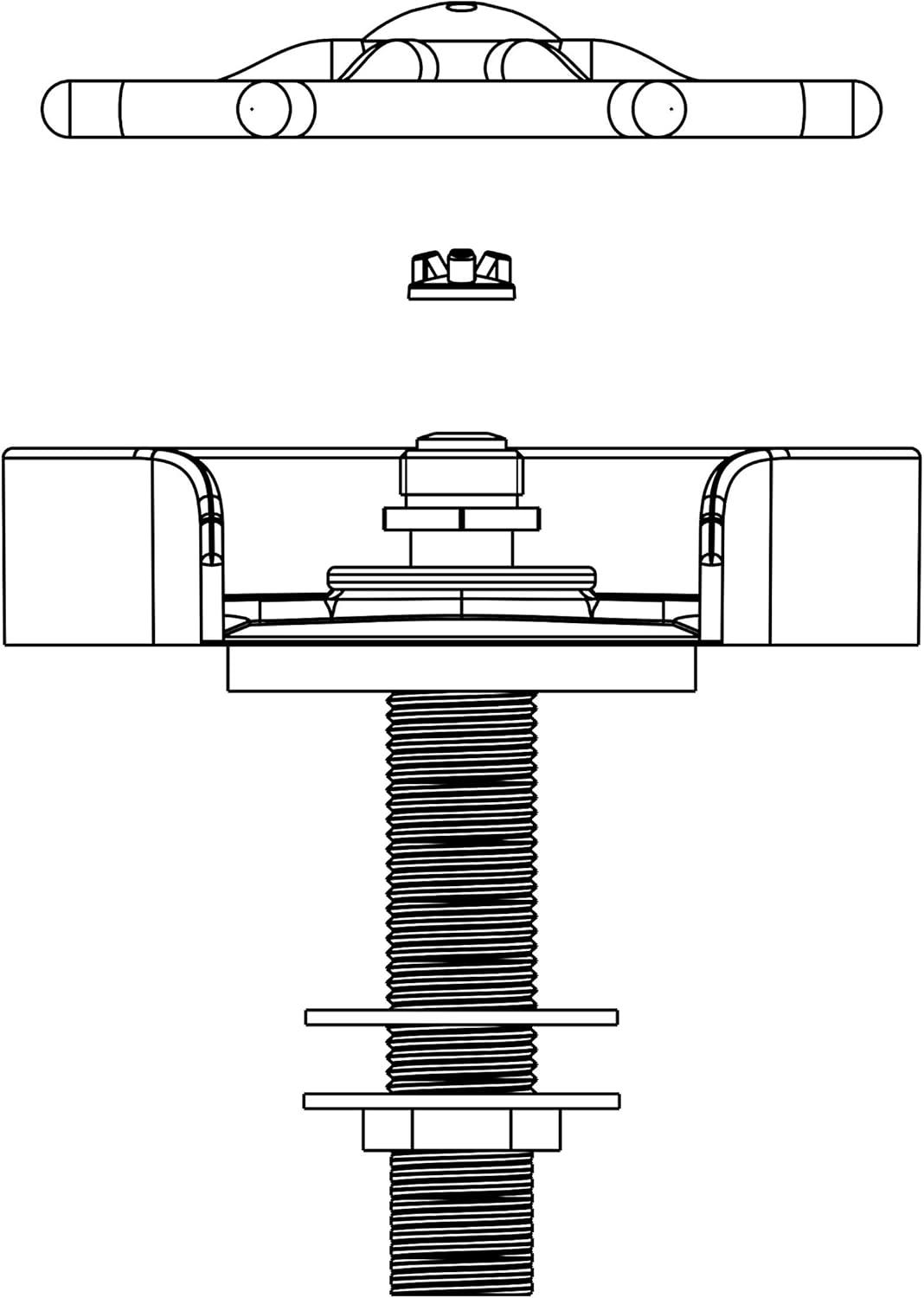 Brushed Nickel Round Automatic Glass Rinser for Kitchen Sink