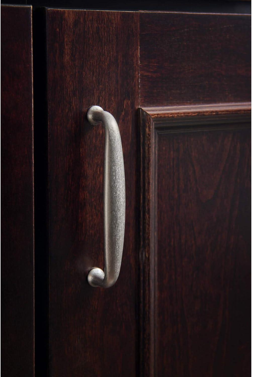 Pewter 3-Inch Traditional Handle Pull with Mounting Hardware