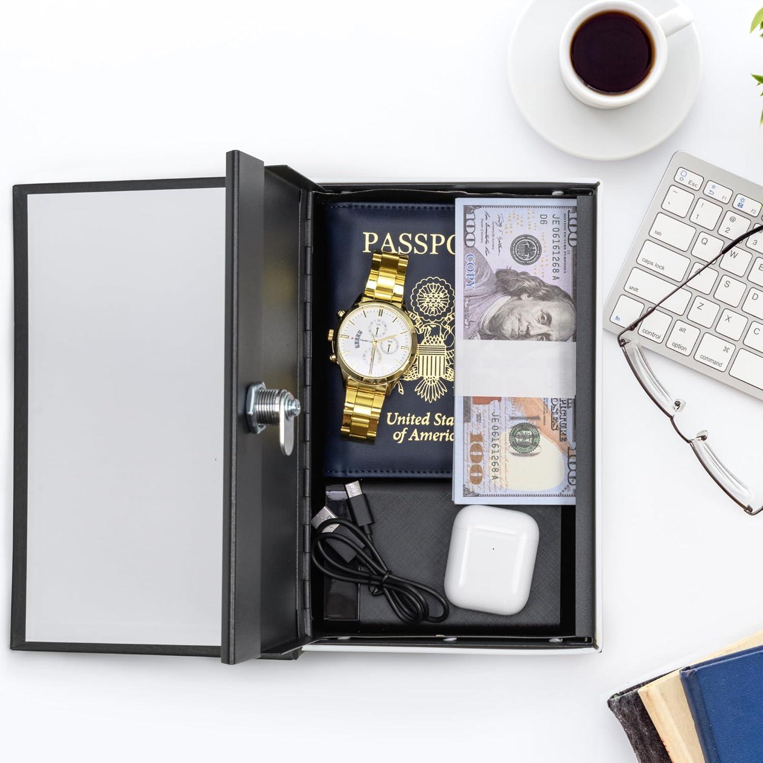 Barska DICTIONARY BOOK LOCK BOX WITH KEY BLACK
