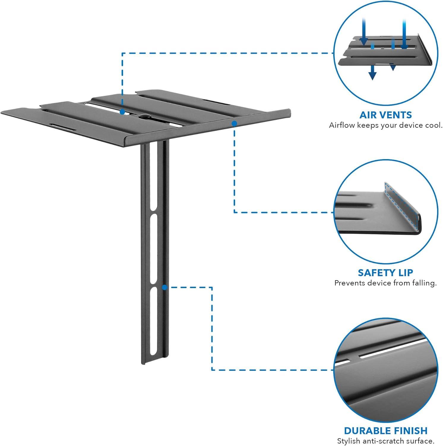 Mount-it Mount-It Floating Shelf for Wall Mounted TV & Streaming Devices | Dual Installation for Wall or TV