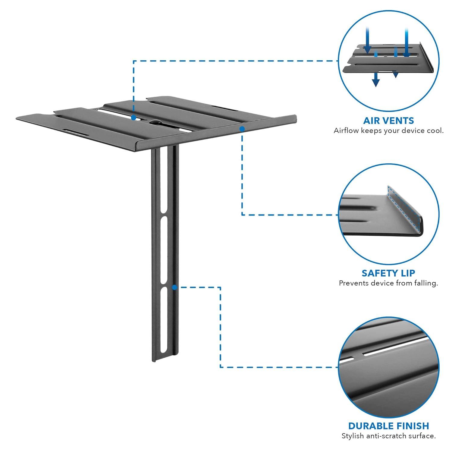 Mount-it Mount-It Floating Shelf for Wall Mounted TV & Streaming Devices | Dual Installation for Wall or TV