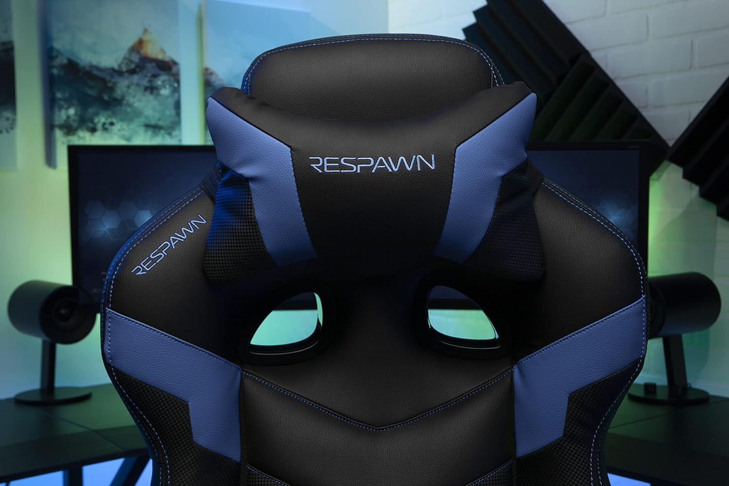 Respawn RESPAWN 110 Pro Gaming Chair - Gaming Chair with Footrest, Reclining Gaming Chair, Video Gaming Computer Desk Chair, Adjustable Desk Chair, Gaming Chairs For Adults With Headrest Pillow