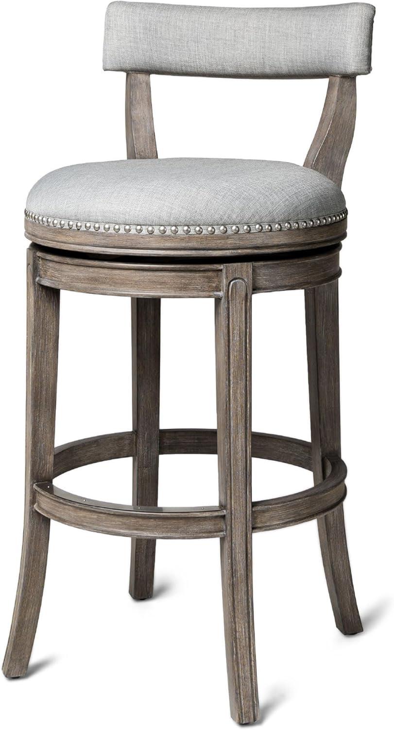 Maven Lane Alexander Counter Stool with Fabric Upholstery