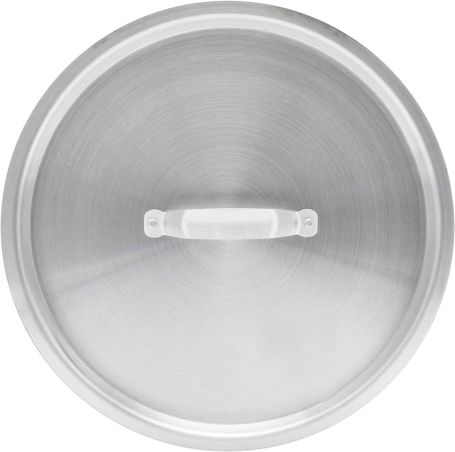 Drevy 12 Quart Aluminum Stock Pot, Silver