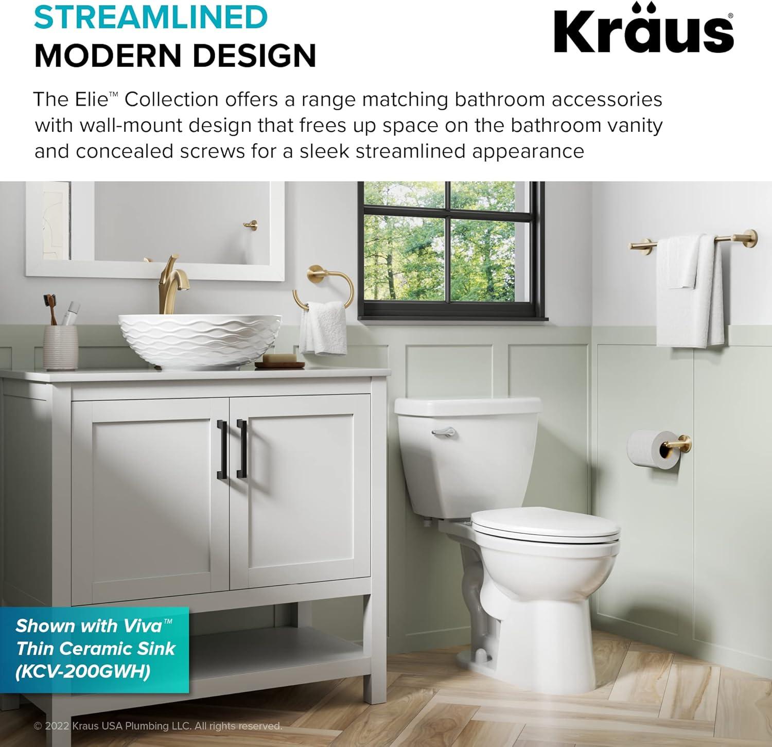 Kraus Elie Triangle Metal Corner Shelf