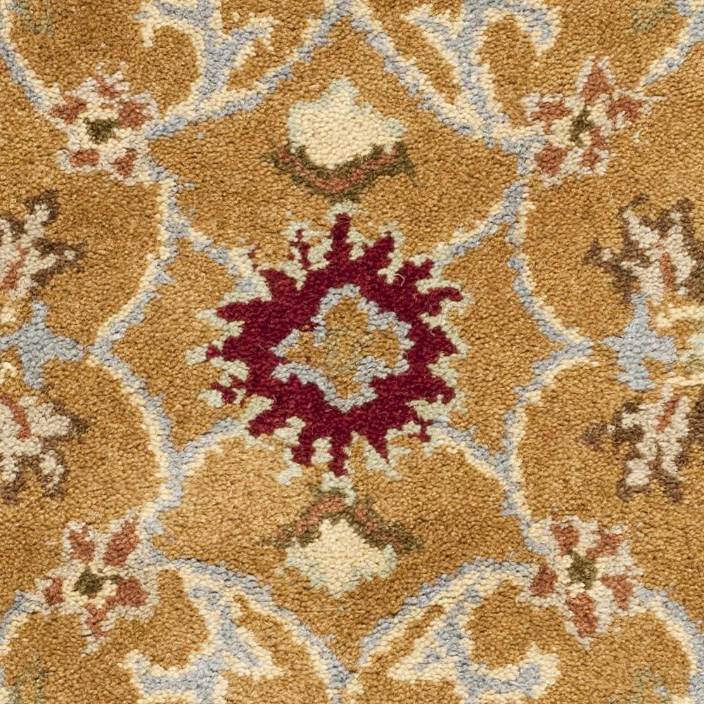 SAFAVIEH Heritage Steward Traditional Wool Area Rug, Brown/Blue, 2' x 3'