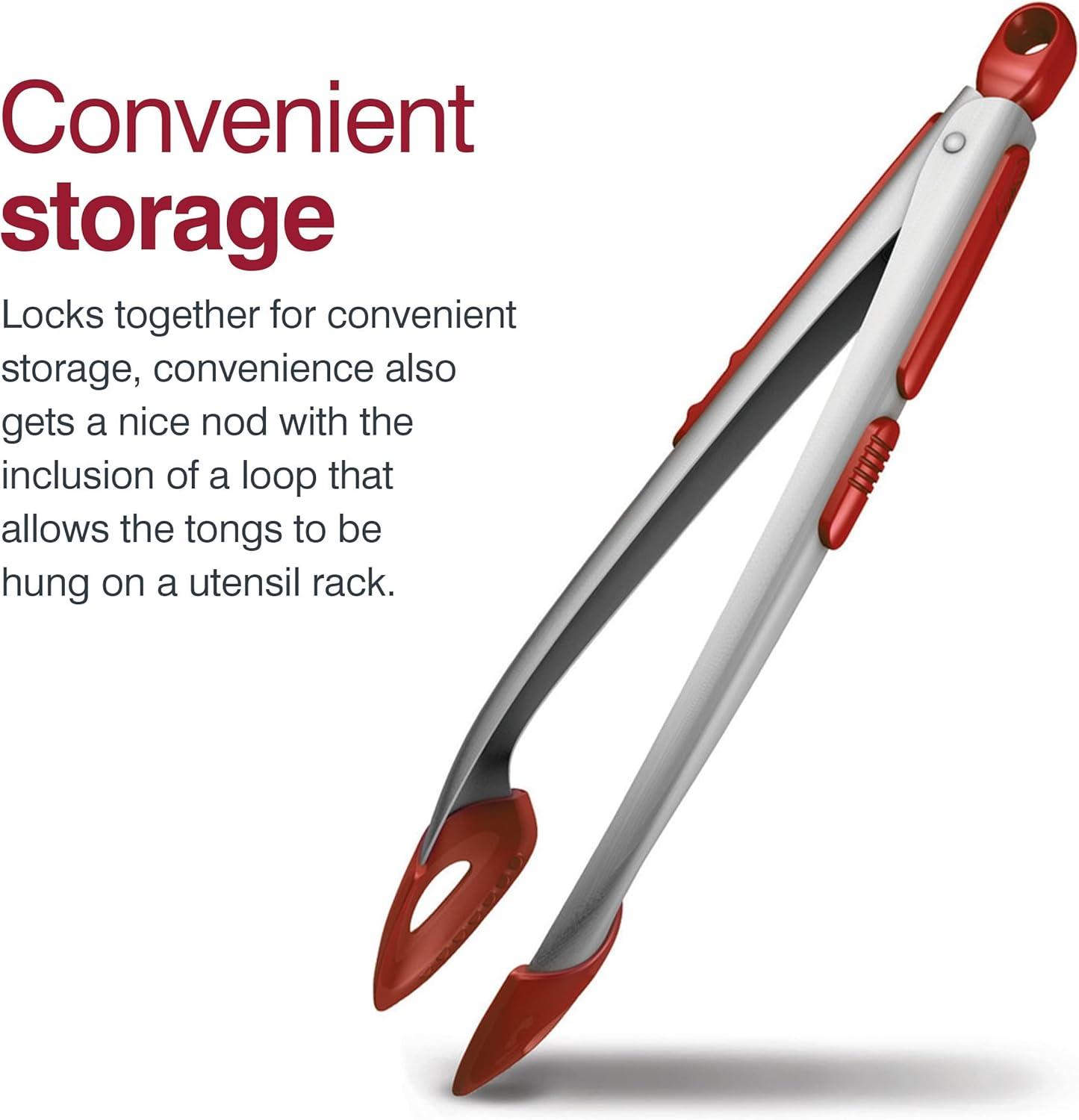 Zyliss Zyliss Cook Serve Kitchen Silicone-Tipped Tongs