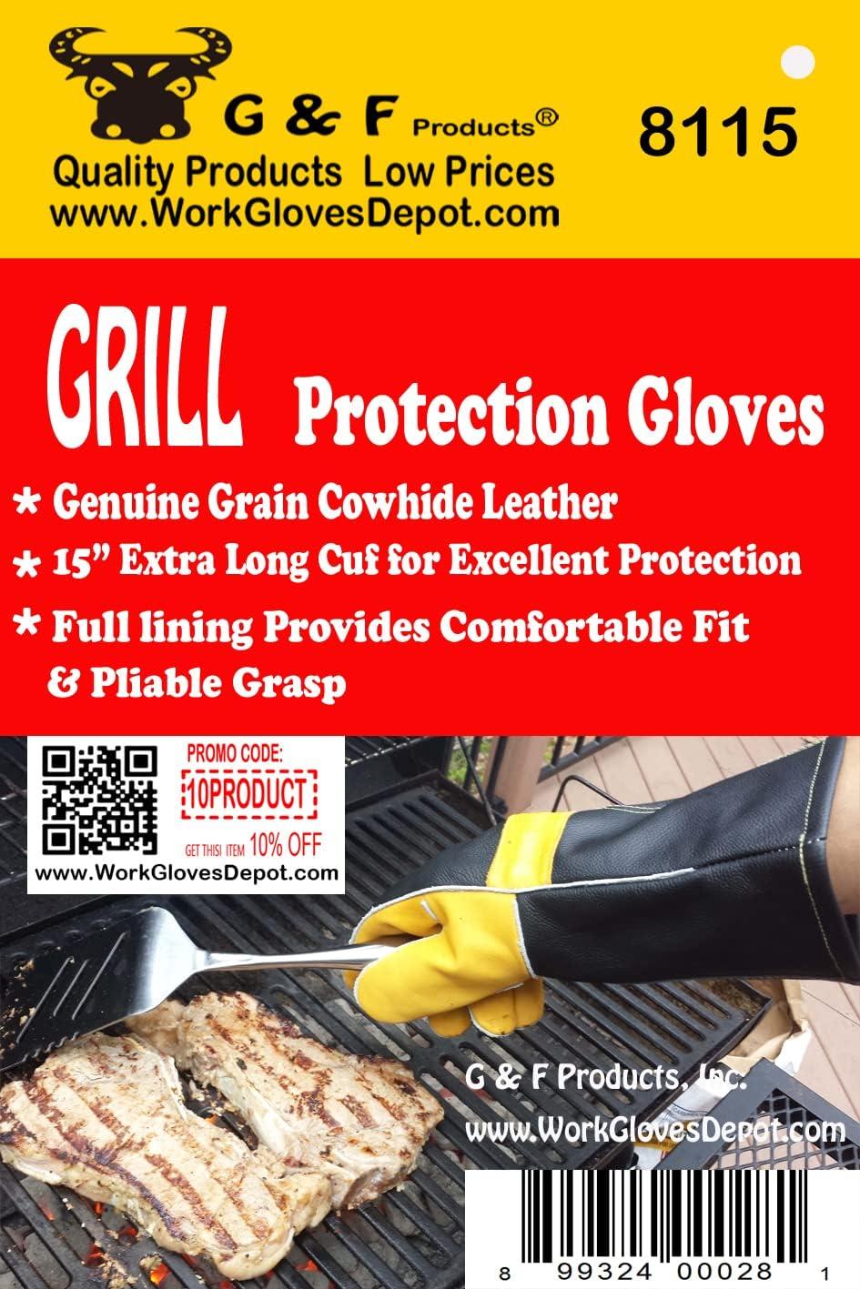 G & F Products G & F Products Leather Oven Glove Set