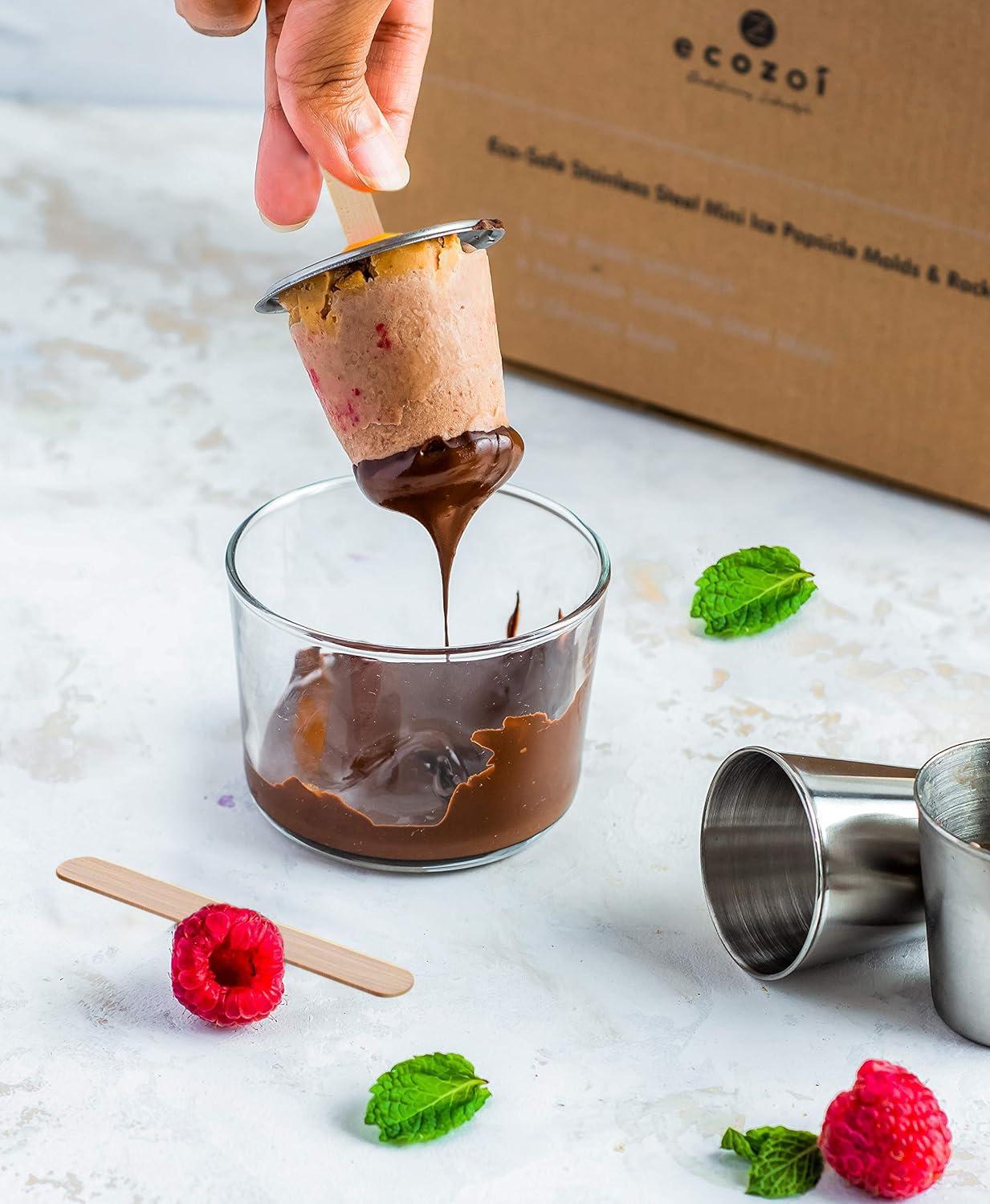 Eco-Friendly Stainless Steel Popsicle Molds with Silicone Seals