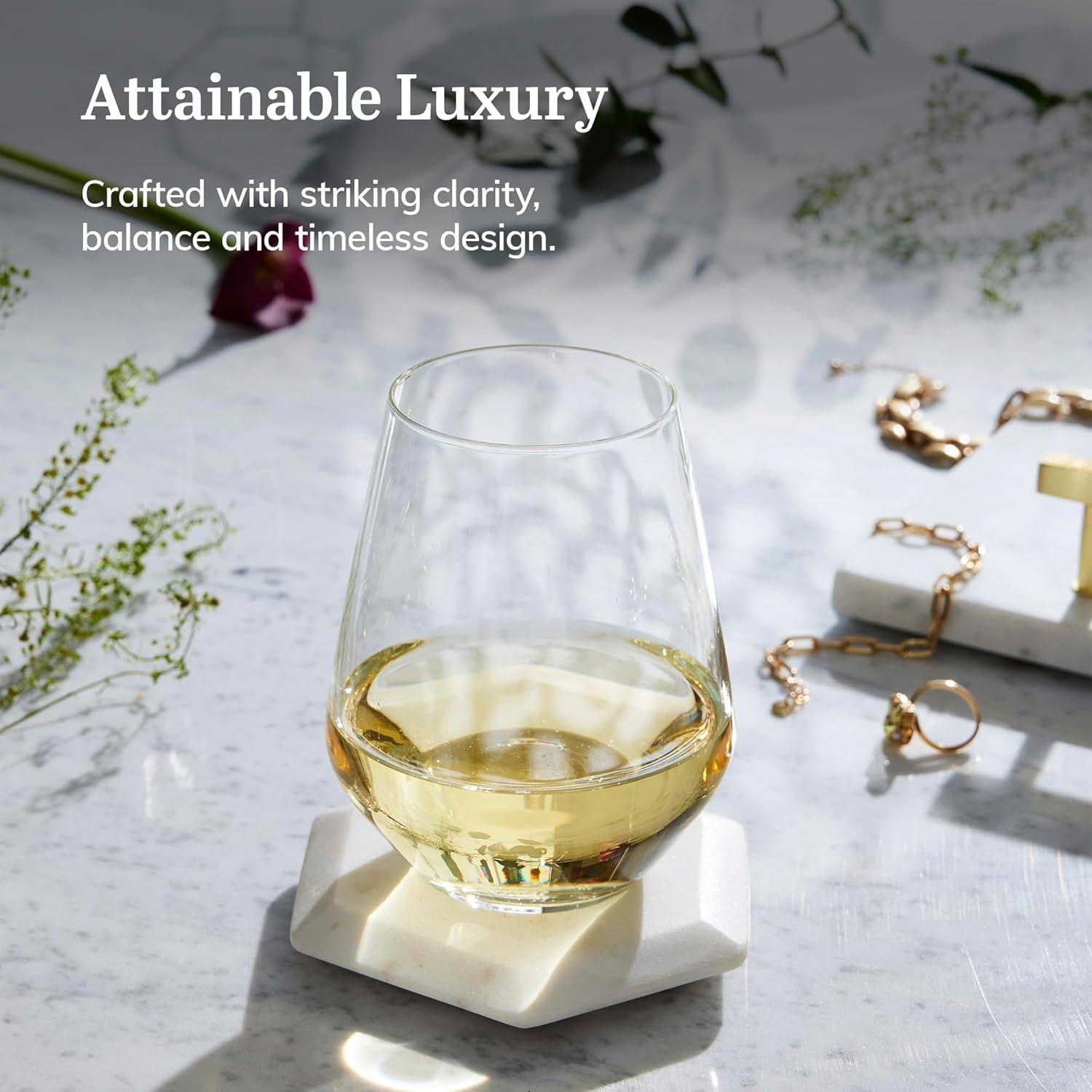 Signature-Greenwich Stemless Wine Glasses (Set of 6)