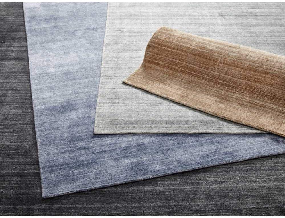 Harbor Denim Stripe Hand-Knotted Wool-Blend 5' x 8' Area Rug