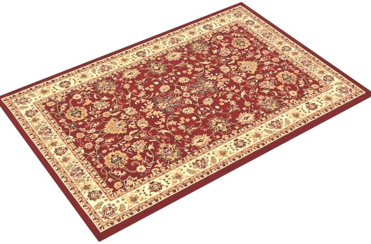 Unique Loom 6' 0 x 9' 0 Sialk Hill Washington Burgundy Area Rug