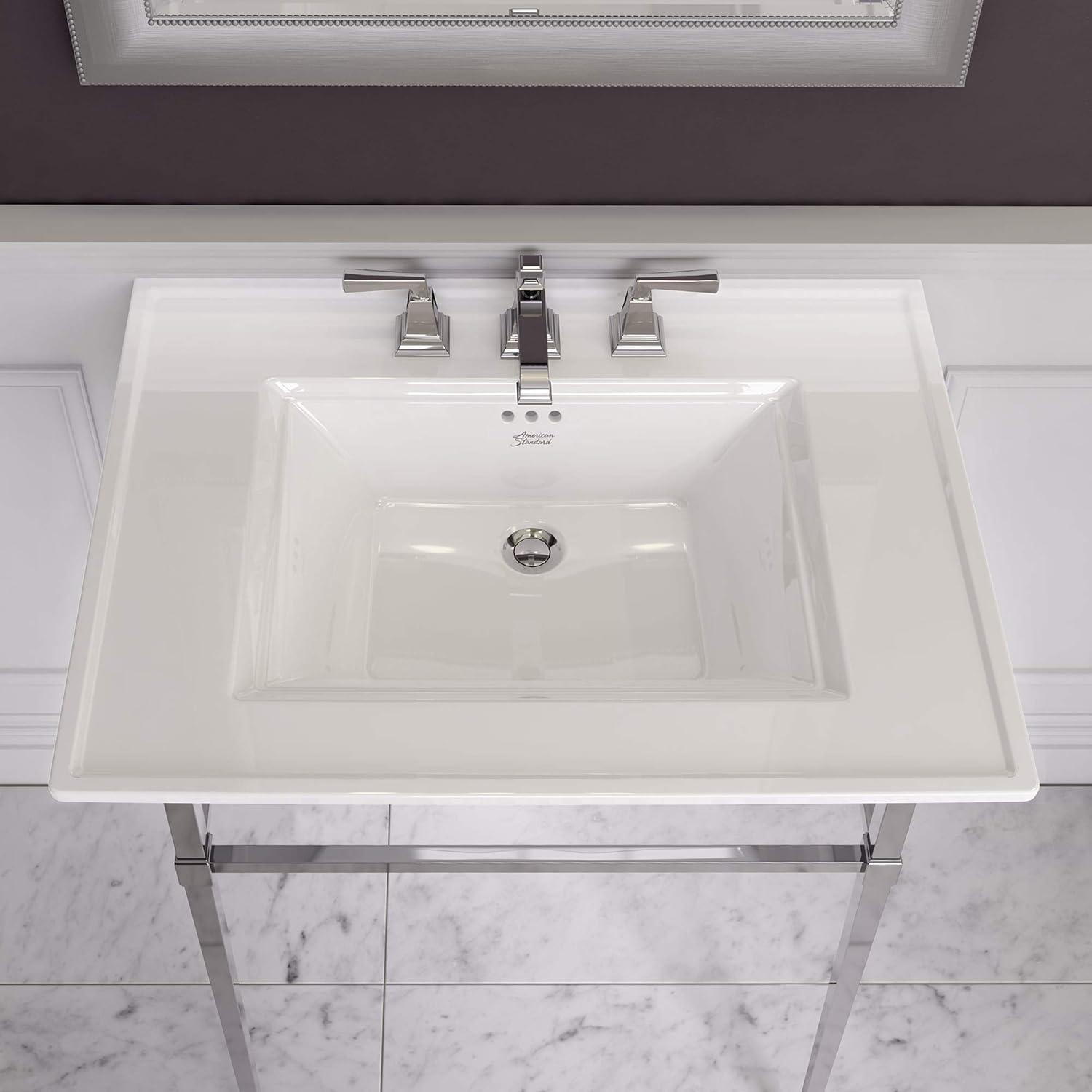 American Standard Town Square S 22.5'' Ceramic Rectangular Bathroom Sink with Overflow