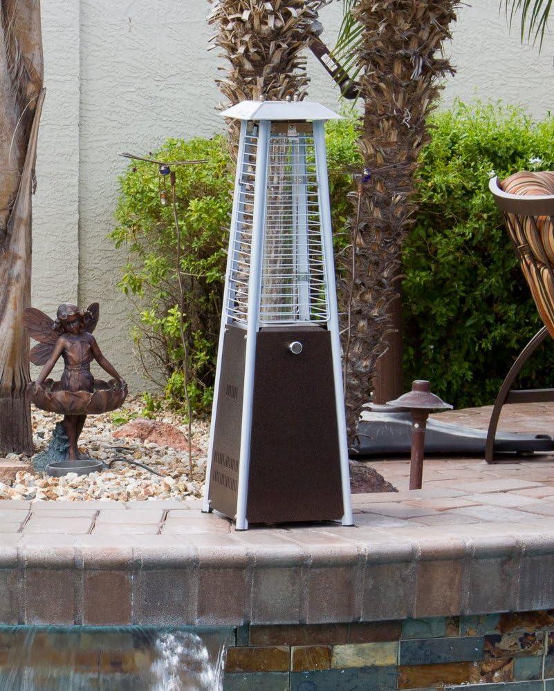 Tan Heavy Duty Waterproof Patio Heater Cover with Zipper