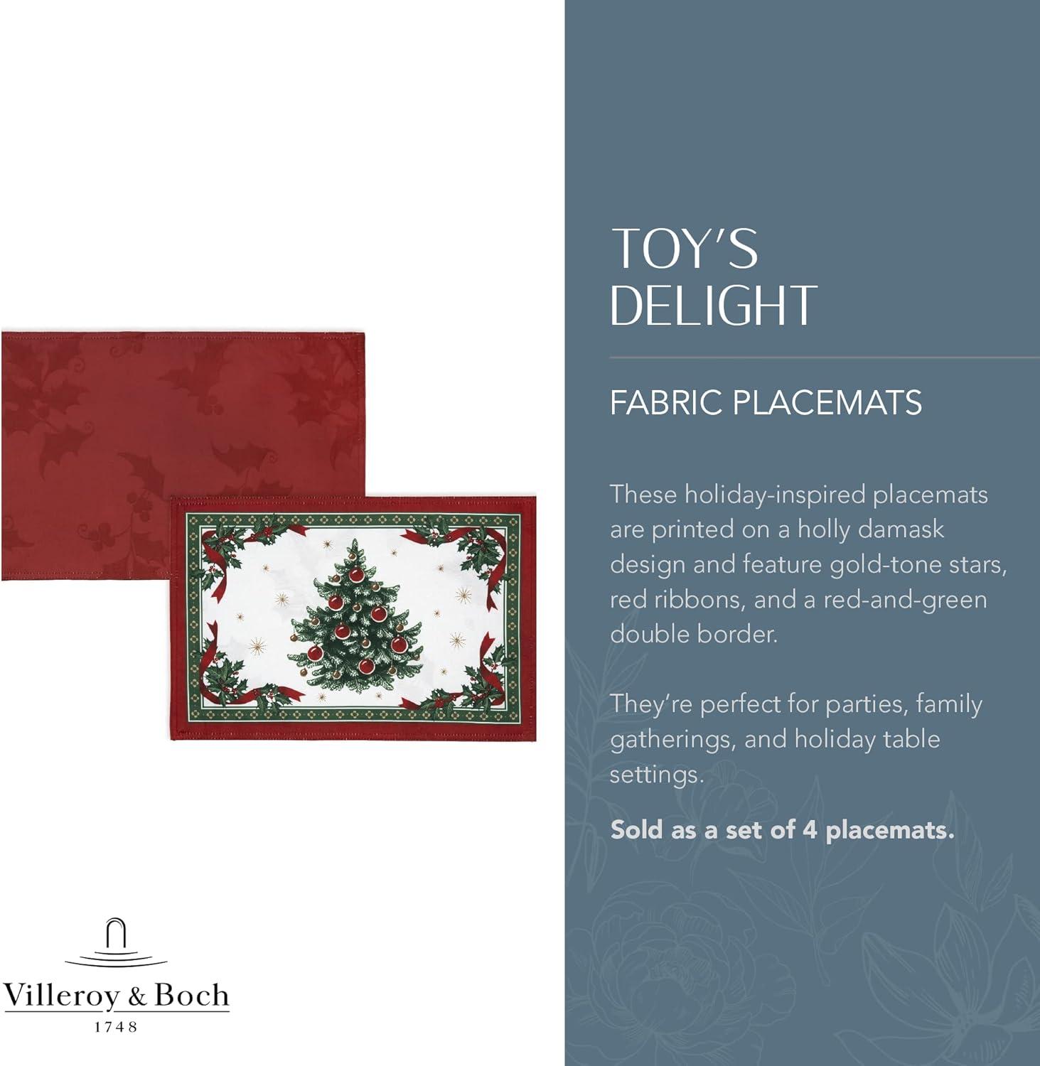 Toy's Delight 4 Piece Placemat Set (Set of 4)