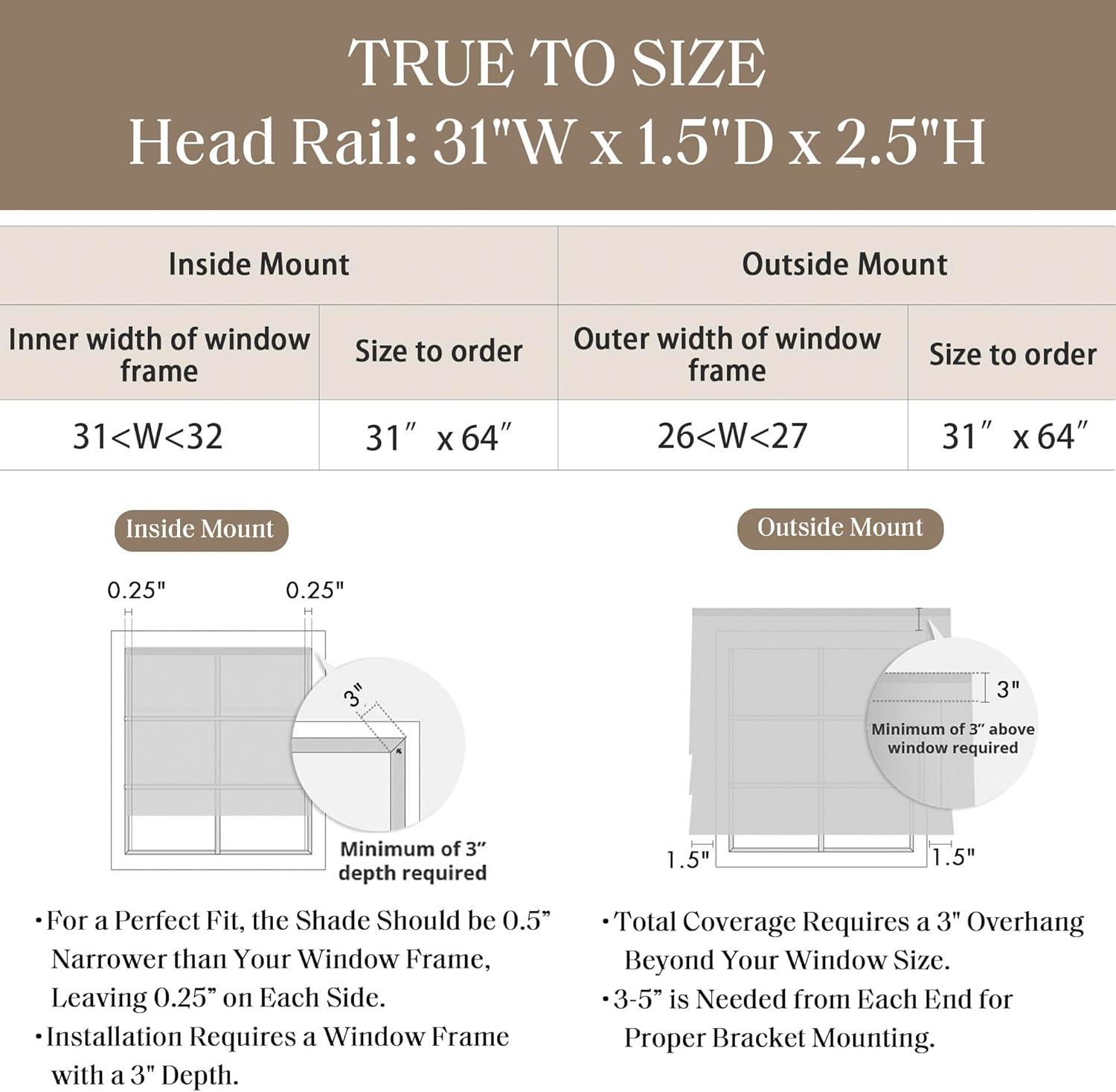 Madison Park Kyler Linen Blend Light Filtering Single Roman Shade