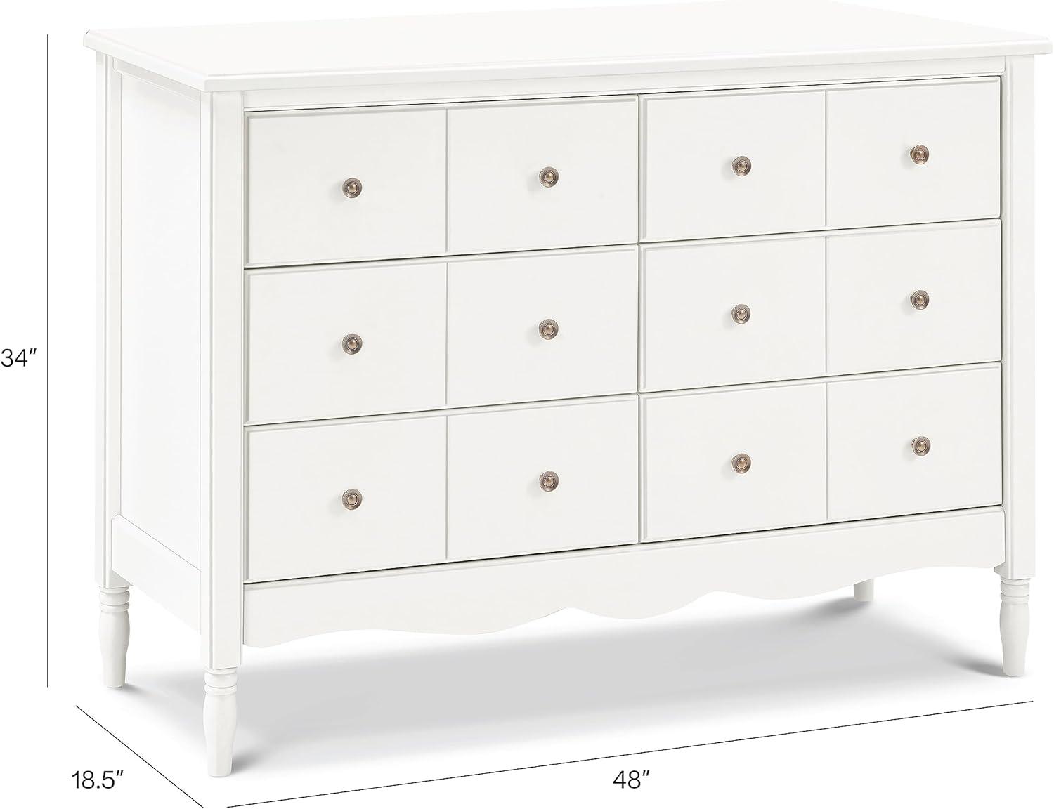 Liberty 6 Drawer 18.4" W Double Dresser