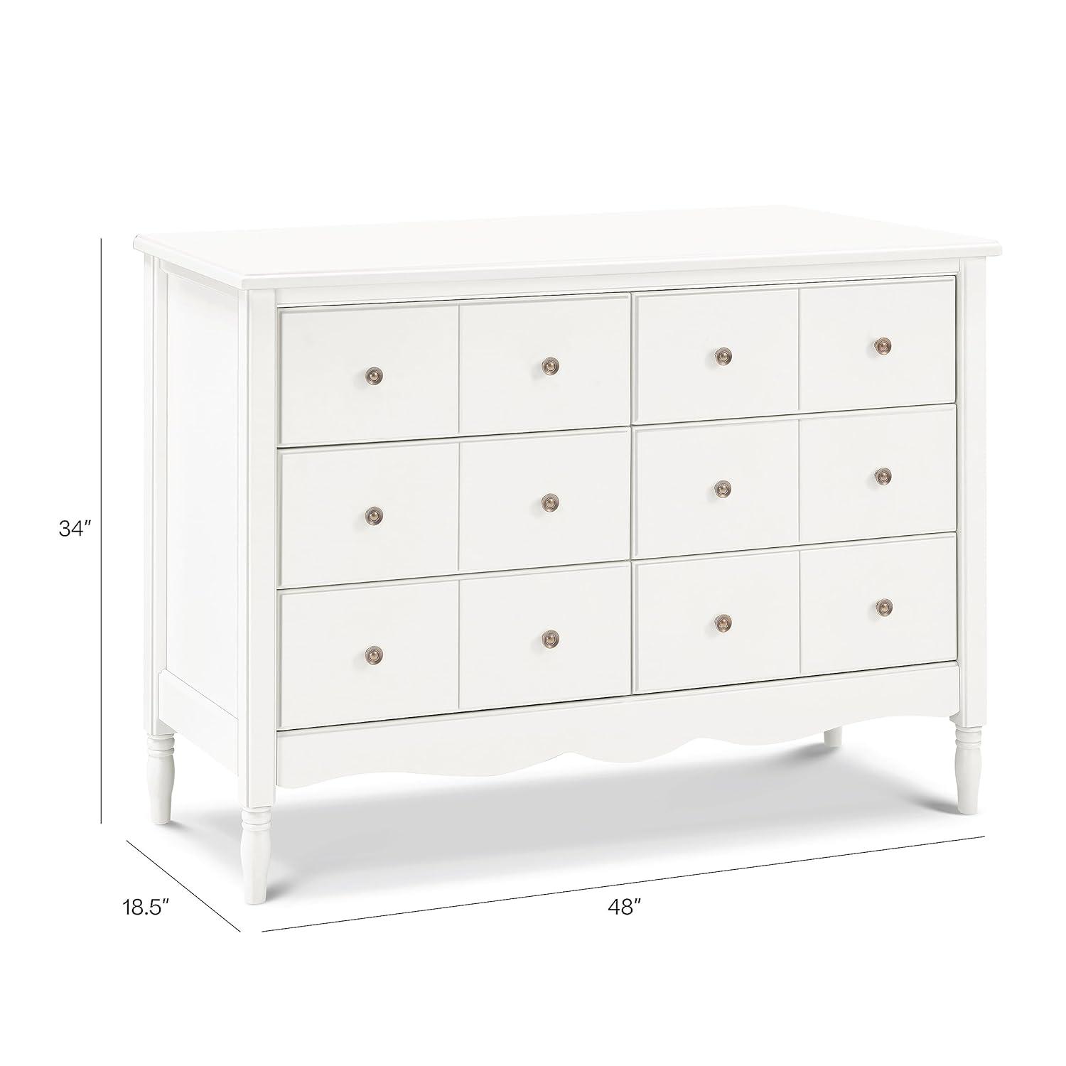 Liberty 6 Drawer 18.4" W Double Dresser