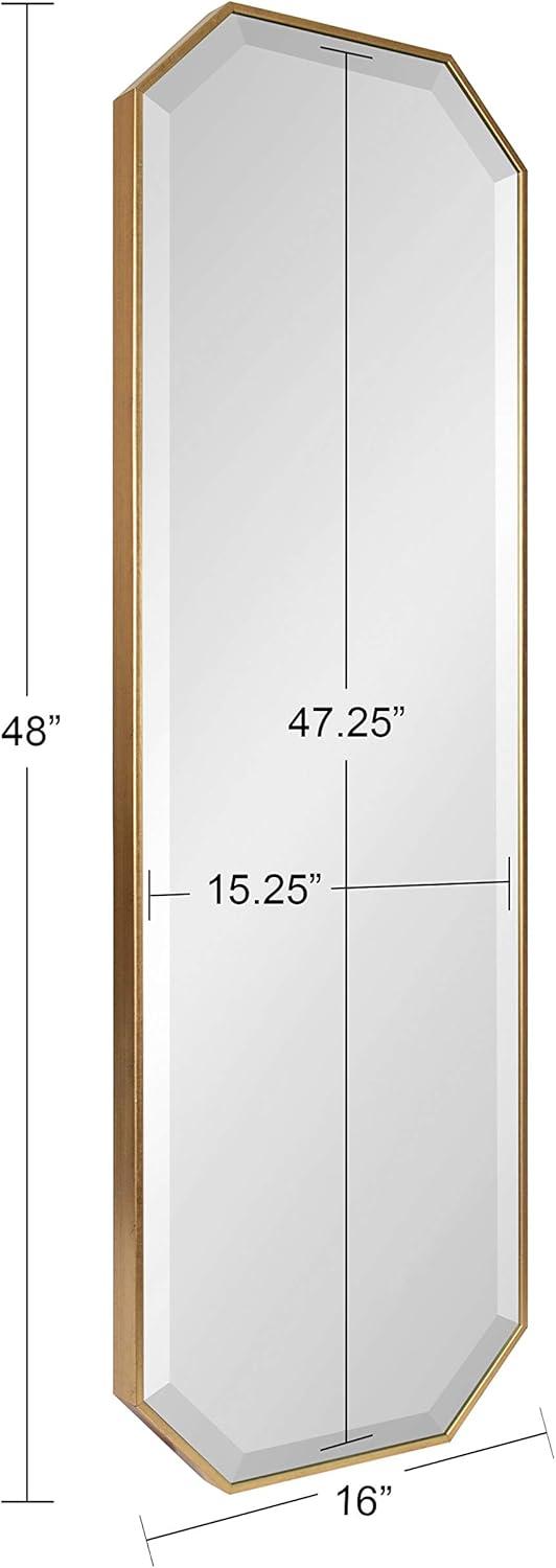 Kate & Laurel All Things Decor 16" x 48" Rhodes Full Length Wall Mirror