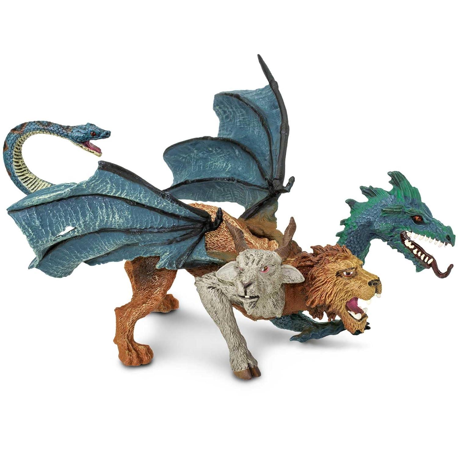 Safari Ltd. Chimera Figurine - Detailed 7" Mythical Hybrid Creature Figure - Educational Toy for Boys, Girls, and Kids Age 3+