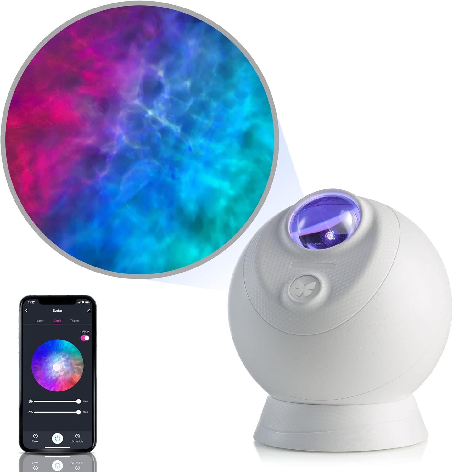 Sky Lite Evolve White LED Galaxy Projector with WiFi