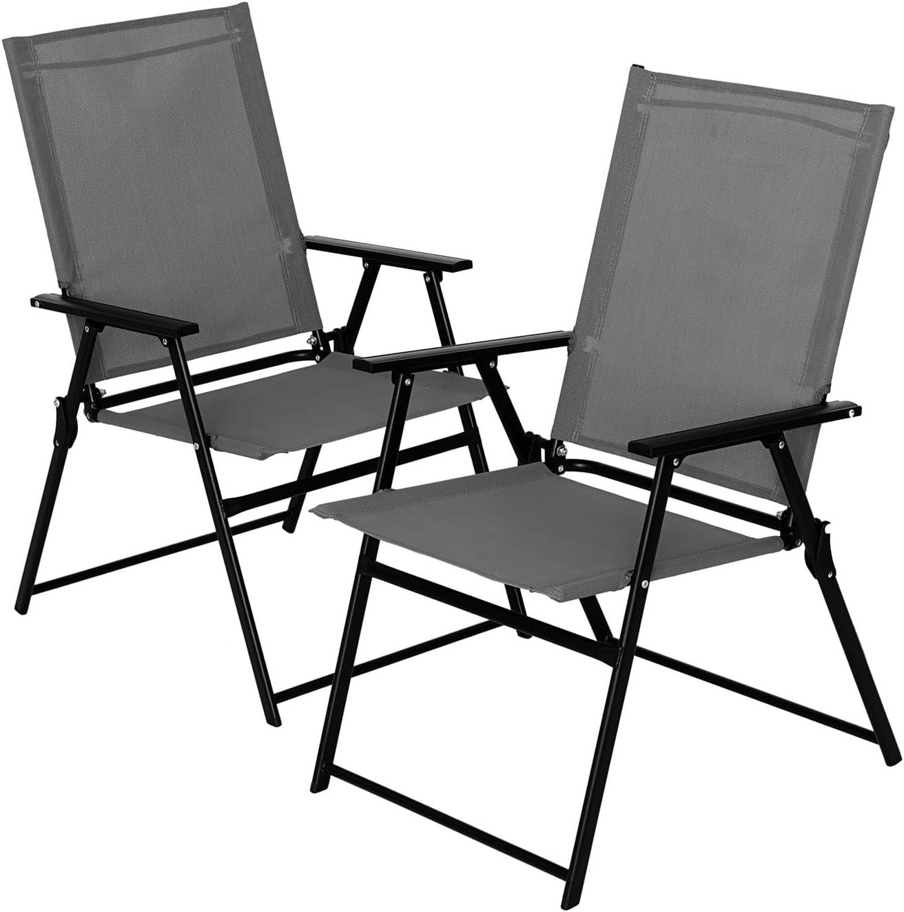 Raidan Fabric Patio Folding Chair Folding Chair Set