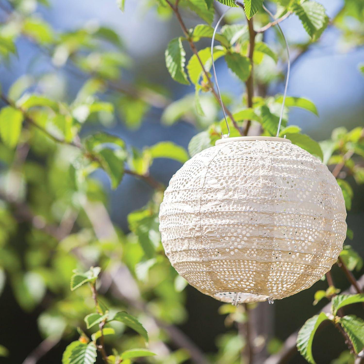 Boho Globe Solar Outdoor Lantern